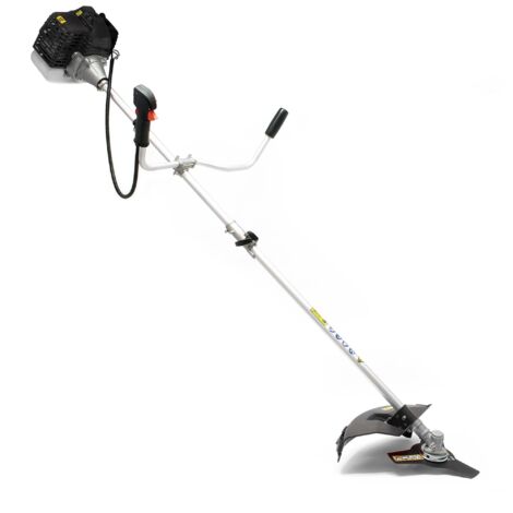Wiltec Decespugliatore e Tagliabordi 2in1, motore a benzina, 1,76 CV 1,3kW, 6500 giri/min