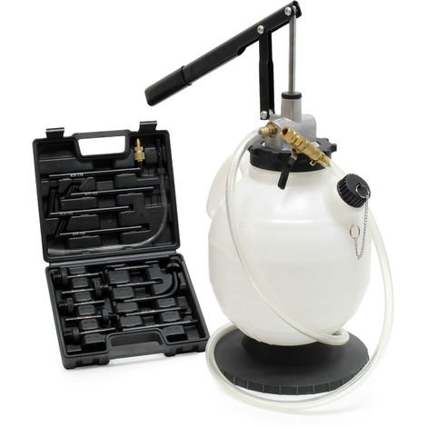 Wiltec Dispositivo llenado de aceite 7L, 15 adaptadores-AFT para cajas de cambios modernas y otras, compatible con VW, compatible con Audi etc.
