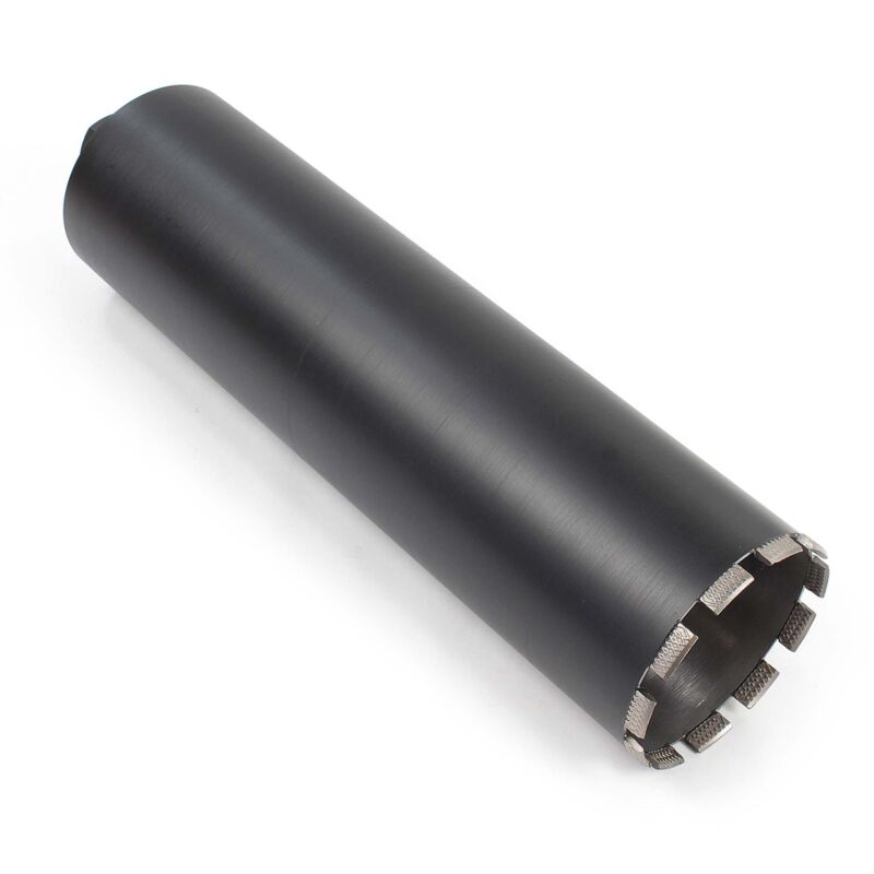 Wiltec - Foret diamant pour Carotteuse ø 102 mm – Haut rendement – 1¼ unc – Longueur 450 mm – Métal fritté – Forage à humide – Chantier Carrelage