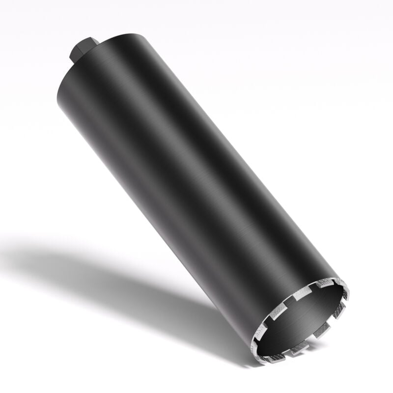 Wiltec - Foret diamant pour Carotteuse ø 152 mm – Haut rendement – 1¼ unc – Longueur 450 mm – Métal fritté – Forage à humide – Chantier Carrelage