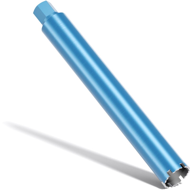 Wiltec - Foret diamant pour Carotteuse ø 67 mm – Rendement moyen – 1¼ unc – Longueur 450 mm – Métal fritté – Forage à humide – Chantier Carrelage