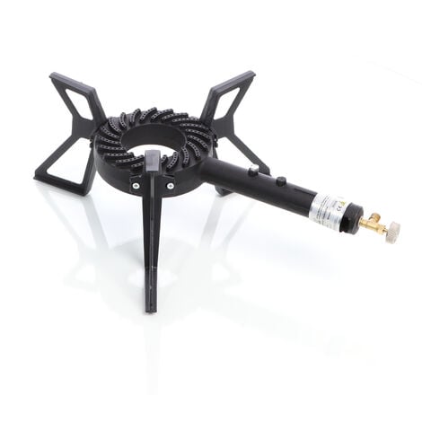 XPOTOOL Wiltec Gaskocher max. 10,5 kW Nutzung mit 50 mbar Regler Betrieb mit Propangas oder Butangas Campingkocher Gas max. 8,0 kW bei 37 mbar Regler Outdoor Camping