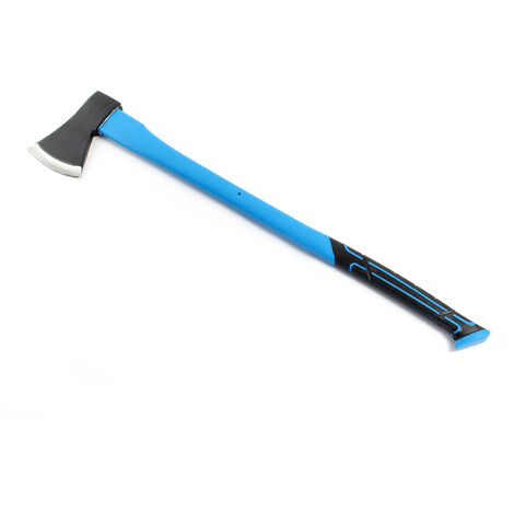 Wiltec – Hache à fendre 1500g – Lame en acier carbone – Manche en fibre de verre 860mm – Pour fendre bois dur et teck – Utilisation intensive