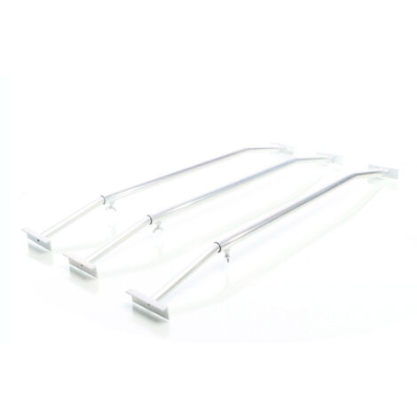 XPOTOOL Wiltec Kit 3x Arceau réglable de 100 à 145 mm en Aluminium pour bâches de remorque support de housse Accessoire Sécurité Bâche Armature