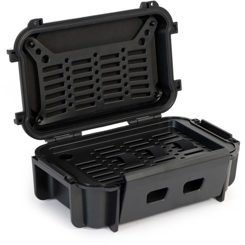 Wiltec - Mallette de transport universelle robuste – 28,2 x 17,8 x 9,95 cm – en abs – Valise de protection pour équipements fragiles et délicats –