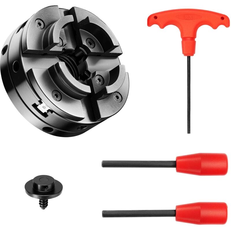 Mandrin de rechange pour Tour à bois d'établi 550W Réglable 650-3800 tr/min, Porte-outil Usinage de Bois Haute qualité, Tournage, Accesoires inclus,