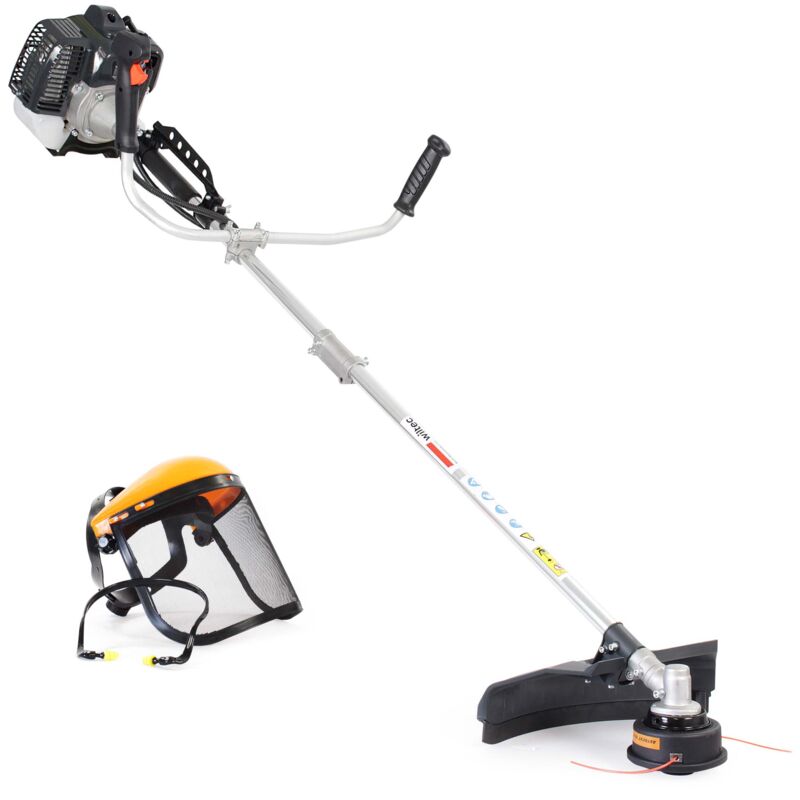 Wiltec - Outil multifonction 3 en 1 – 1900 x 600 x 430 mm – Essence 1,2 l – 1,9 kW – Coupe-bordures Débroussailleuse Taille-haies Accessoires –