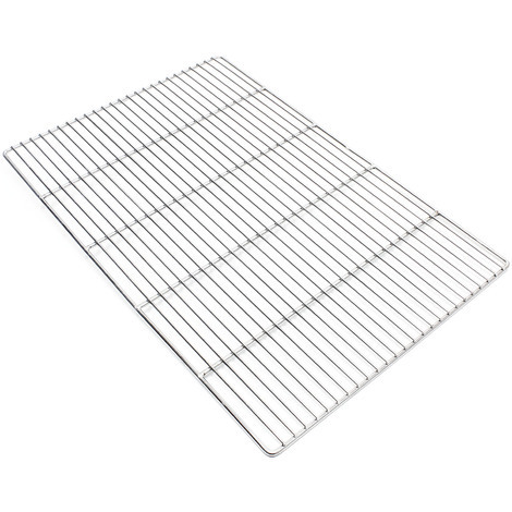 Wiltec Parrilla barbacoa 60x40 cm rectangular plancha asadero acero Inoxidable universal