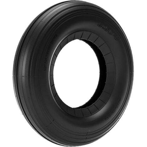Wiltec Pneu 3.50-8 pour Diable – 350 x 100 mm – Sans Chambre à air ni Jante – capacité de charge max. 130 kg – pour Roue Brouette Chariot