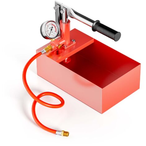 Wiltec – Pompe de remplissage pour installations sanitaires et solaires – Pression d’épreuve 25 bars – Capacité 5 litres – Raccord ½″