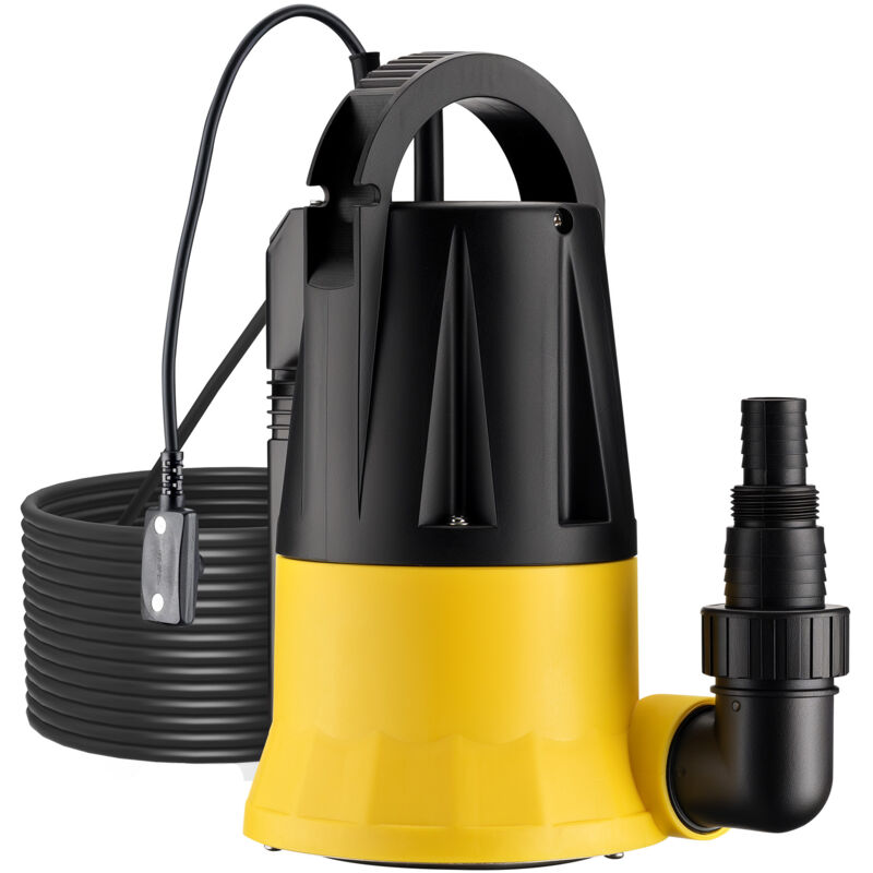 Pompe immergée avec capteur de niveau d'eau – 400 w, 7300 l/h – Base inox – Refoulement max. 7,5 m, profondeur max. 7 m – Thermorégulateur – Pompe