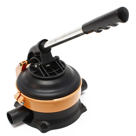 Wiltec – Pompe manuelle 70 l/min – Refoulement max. 4 m – Levier acier inoxydable – Raccord tuyau Ø 38 mm – Irrigation et relevage