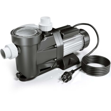 Wiltec – Pompe pour piscine 1500 W – Débit 33600 l/h – Hauteur refoulement 18 m – Filtration efficace pour systèmes de filtration compatibles