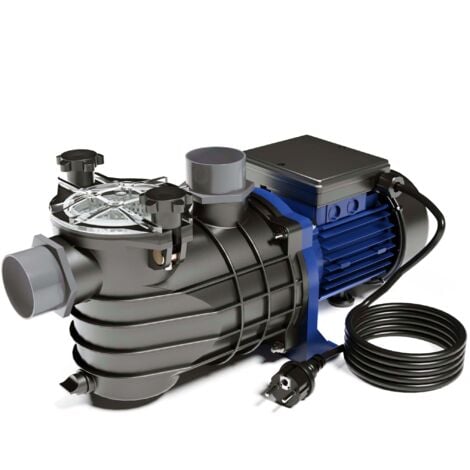 XPOTOOL Wiltec Pompe piscine 180 W – Débit 10800 l/h – Hauteur refoulement 8 m – Pompe de filtration et de circulation pour Filtre Eau – Pool Whirlpool Bain remous Jardin