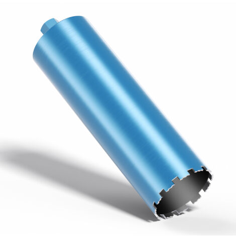 Wiltec Punta diamantata per carotatrice Ø 152 mm, lunghezza 450 mm, UNC 1¼, ingranaggio a denti elicoidali, per carotaggio a umido, corona diamantata per calcestruzzo, pietra, granito