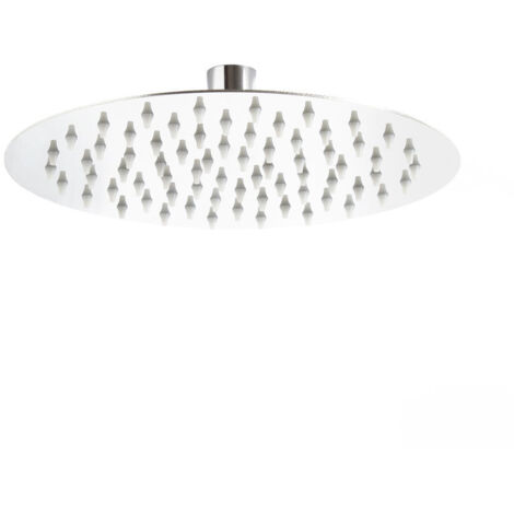 Wiltec Regendusche Duschkopf Rund 30cm Edelstahl Kopfbrause Rainshower Brausekopf