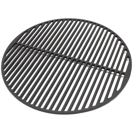 Wiltec Rejilla grill parrilla redonda hierro fundido Ø 54,5 cm asado barbacoa fuego brasas gas leña carbón