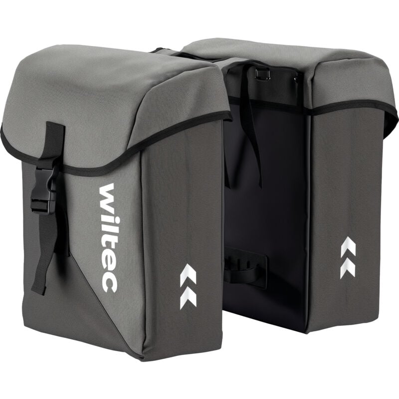 Sacoche double étanche pour porte-bagages – capacité de 35 l – avec housse de pluie – pour vélos et vélos électriques – Sac de bicyclette – Cyclisme,