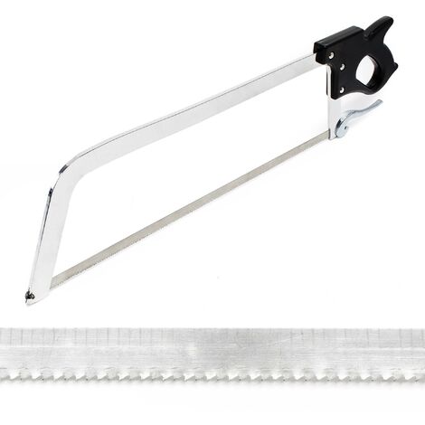 Wiltec Segaossa manuale 66 cm, lama 46,5 cm, Sega taglia ossa da macellaio
