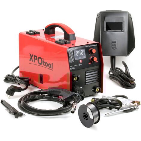 Wiltec Soldador MIG inverter IGBT adecuado para soldadura MIG/MMA alambre tubular y electrodos