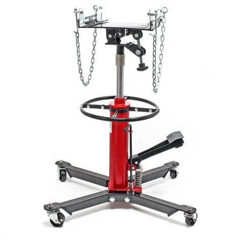 Wiltec Sollevatore da fossa idraulico carico max. 500kg sollevamento da 870-1790mm