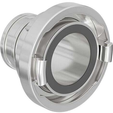 Wiltec Storz Kupplung B 75mm Druckkupplung mit langem Stutzen Schlauchkupplung aus Aluminium
