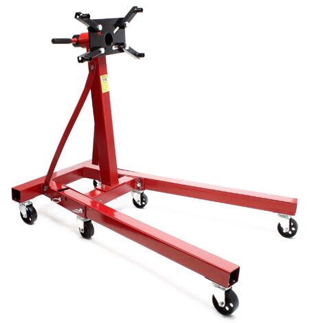Wiltec – Support moteur 900kg – Réglable pour tous véhicules – Acier – Rotation 360° – 4 points de montage ajustables