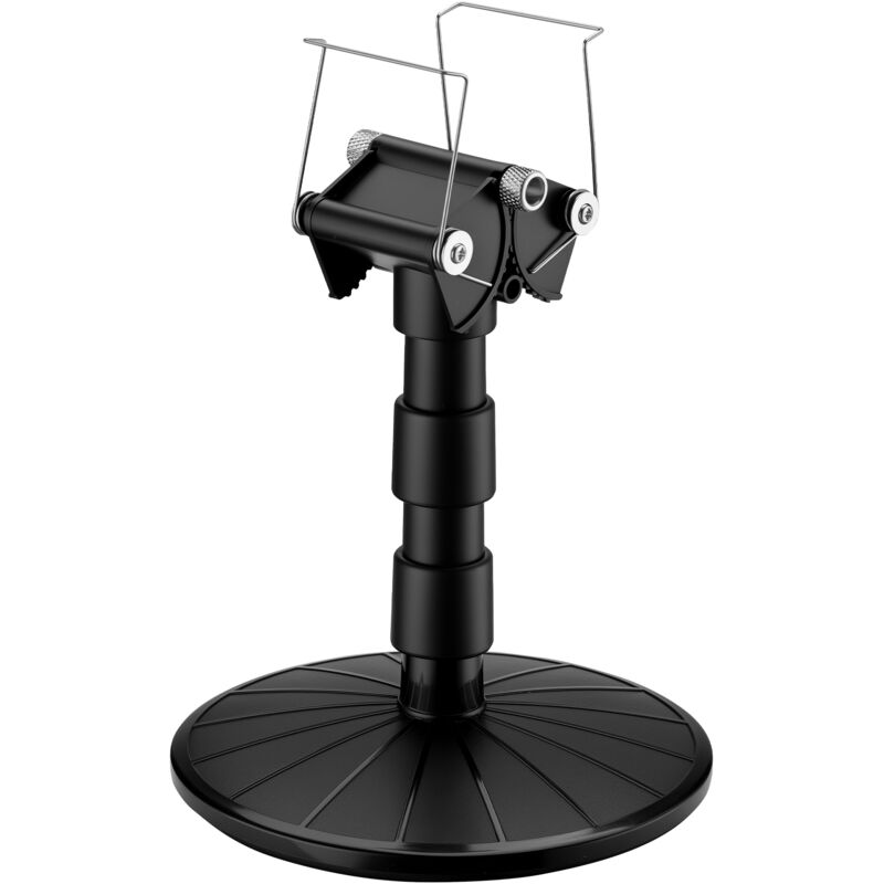 Wiltec Supporto per aerografo 150 x 150 x 218 mm, supporto per verniciatura regolabile in altezza, accessori per modellismo, ideale per verniciatura