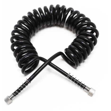 Wiltec – Tuyau à air comprimé flexible 3 m – Diamètre intérieur 9,51 mm (1/8') – Pression élevée – Connexion femelle G 9,51 mm