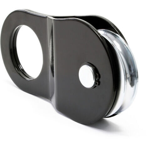 Wiltec Umlenkrolle mit Öffnungsmechanismus – 130 x 48 x 260 mm – Max. Last 10 t – Kabelführung, Windenhalter, Umlenkrolle – Für Forstwirtschaft und Werkstatt
