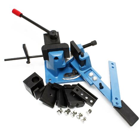 Wiltec Universal Winkelbieger bis 18 mm Stärke und 20 mm Höhe, Biegemaschine Biegegerät mit Skala und Anschlag, Winkelbiegemaschine manuell