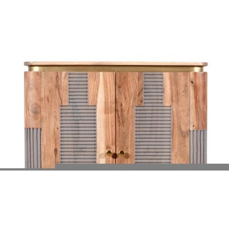 Wilton 2 Doors Sideboard - Acacia Wood - L40 x W80 x H95 cm