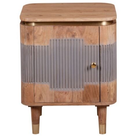 Wilton Bedside Table - Acacia Wood - L40 x W50 x H60 cm