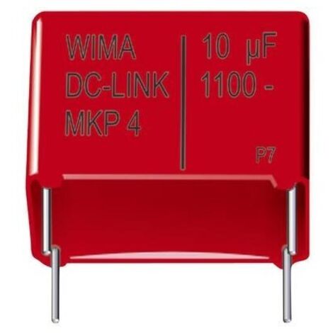 Wima DCP4P045006ID2KSSD 1 pz. Condensatore MKP radiale 5 µF 1100 V/DC 20 % 37.5 mm (L x L x A) 41.5 x 20 x 39.5 mm