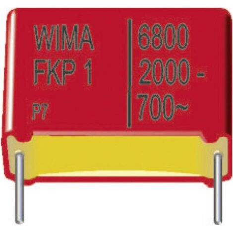 Wima FKP1R031507E00KSSD 1 pz. Condensatore a film FKP radiale 0.15 µF 1250 V/DC 10 % 37.5 mm (L x L x A) 41.5 x 17 x 29