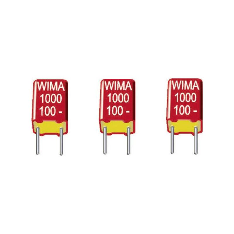 Wima FKS 2 3300pF 20% 100V RM5 1 pc(s) Condensateurs à film FKS sortie radiale 3300 pF 100 V/DC 20 % 5 mm (L x l x H)