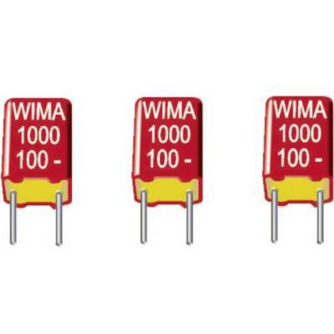Wima FKS 3 0,1uF 5% 250V RM15 1 pc(s) Condensateurs à film FKS sortie radiale 0.1 µF 250 V/DC 5 % 15 mm (L x l x H) 18 x 8 x 15 mm S802881