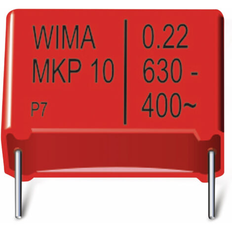 WIMA Folienkondensator, 0,022UF, 400V-, radial, RM 10, MKP1G022203C00KSSD