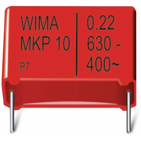 WIMA Folienkondensator, 0,022UF, 630V, radial, RM 15, MKP1J022204B00KSSD