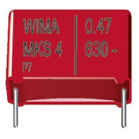 Wima MKS 4 47,0uF 5% 100V RM37,5 1 pz. Condensatori a film MKS radiale 47 µF 100 V/DC 5 % 37.5 mm (L x L x A) 41.5 x 17