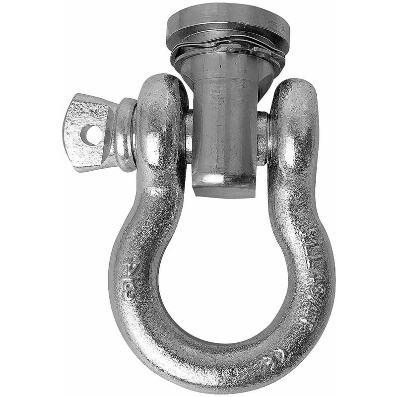 Swivel Recovery Eye. Stainless Steel for Winch Bumper Including 4.75 Ton 3/4 inch Shackle - Winchmax