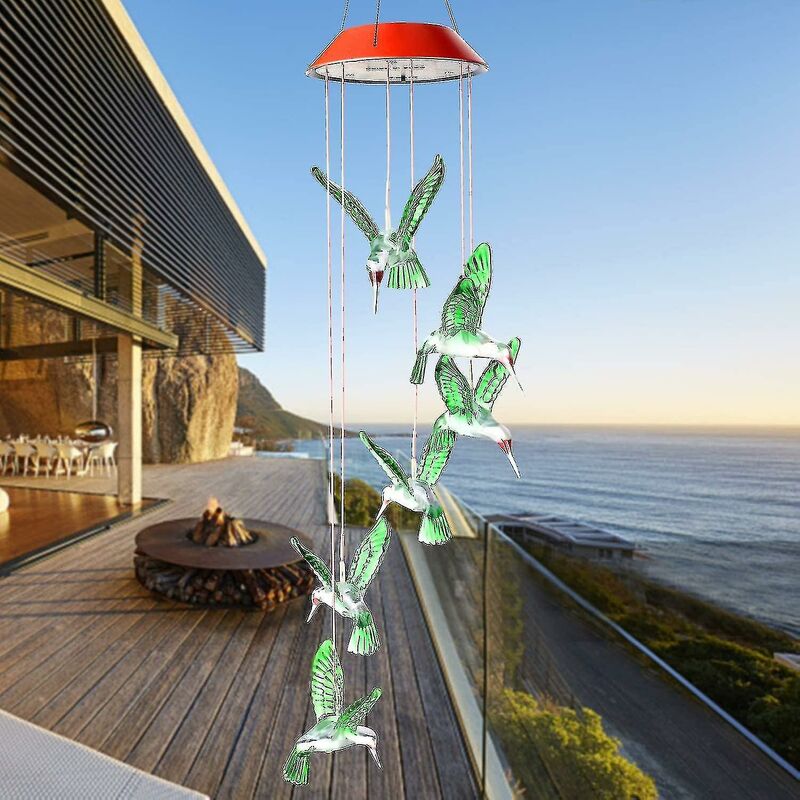 Wind Chime,hummingbird Wind Chimes Outdoor Indoor,hummingbird Wind Chime,solar Wind Chimes,plastic Hangers