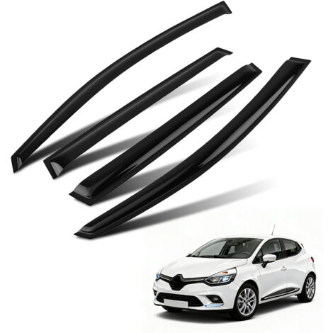 Wind Deflector Set for Renault Clio 4 5-Door Hatchback 2012-2019 Dark