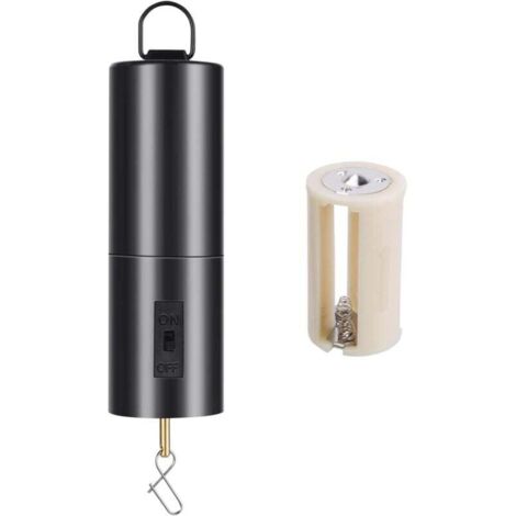 Wind Spinner Moteur, Moteur Rotatif 30RPM pour Wind Spinner, Moteur Rotatif à Piles Suspendu avec Convertisseurs de Batterie et Crochet Pivotant pour Jardin Décoration d'intérieur