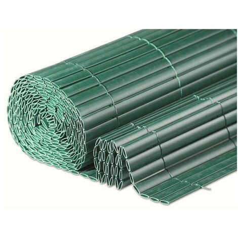 WINDHAGER Brise-vue canisse plastique - 1,5 x 3 m - Stable aux UV et intempéries - Vert