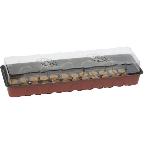 Windhager Fensterbank-Treibhaus mit 36 Quelltabs 54x16x6cm