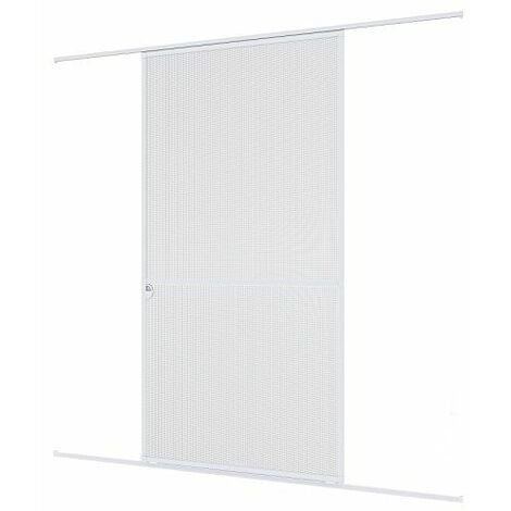 Windhager Porte coulissante moustiquaire, individuellement découpable, blanc, 120 x 240 cm, 03843
