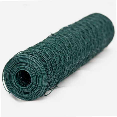 Windhager, Rete Esagonale, Rivestita in plastica, Recinzione, delimitazione, Protezione dalle Arvicole, per aiuola rialzata, Copertura grondaia
