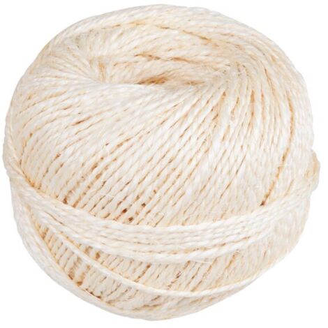 Windhager Sisal Kordel 2,5 mm x 150 m, weiß Schutzvlies