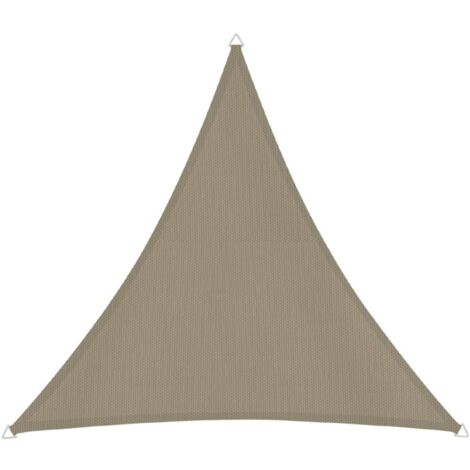 Windhager Sonnensegel Cannes 4x4x4m taupe Sonnenschutz UV-Schutz 50+ Sonnendach